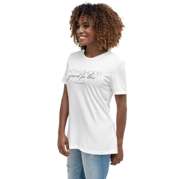 Motherhood – Graced for This | White Short-Sleeve Shirt - Image 7