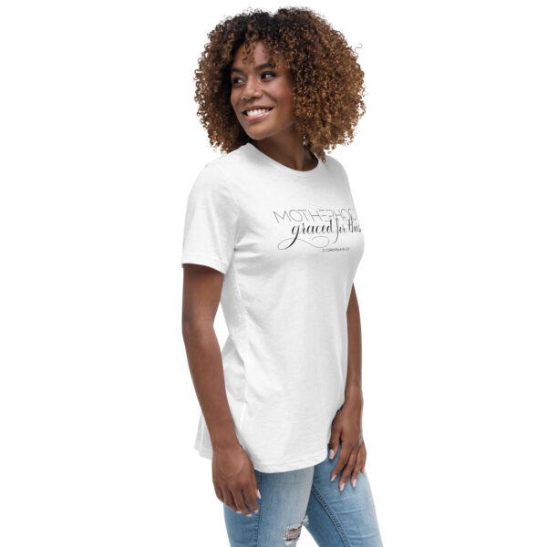 Motherhood – Graced for This | White Short-Sleeve Shirt - Image 9