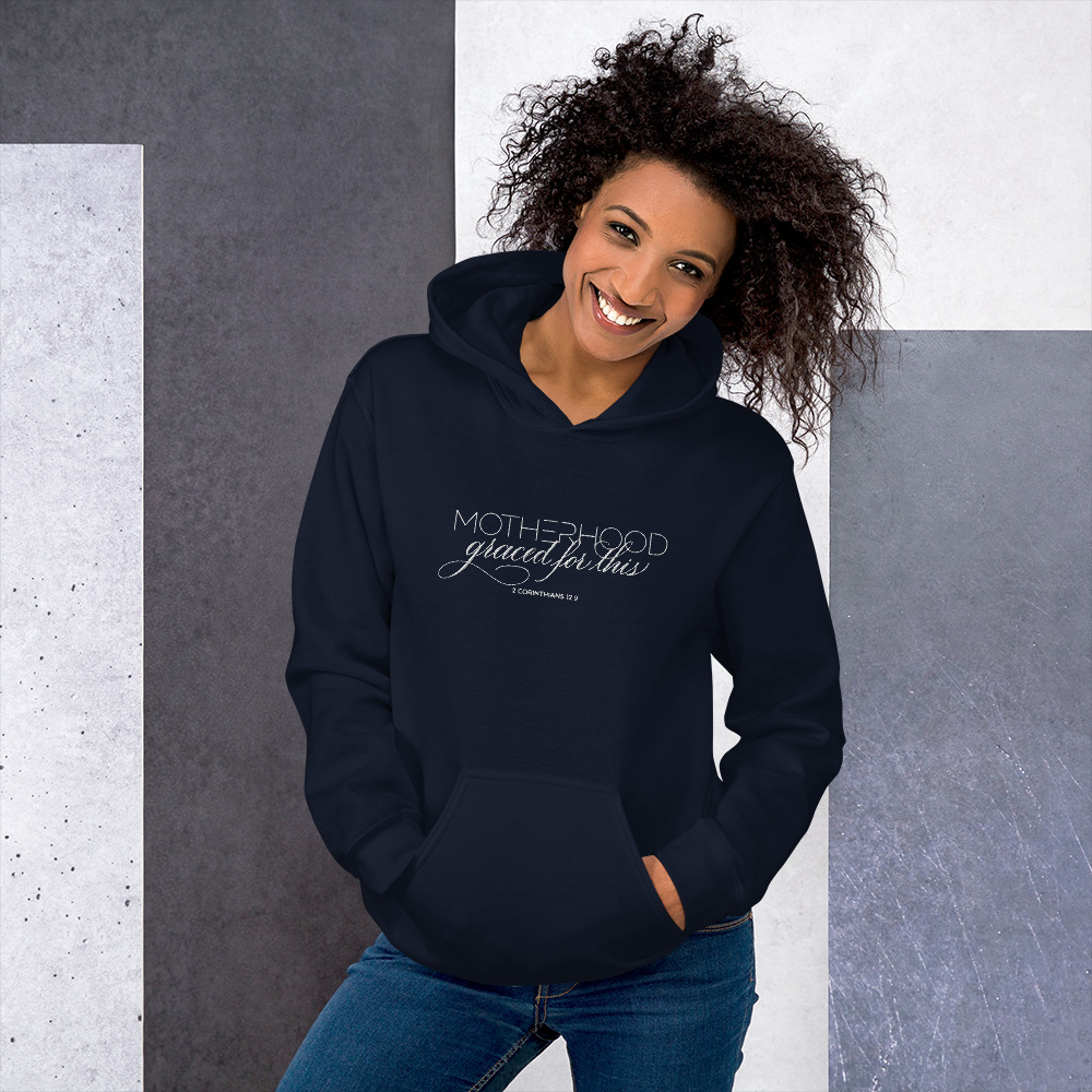 Motherhood – Graced for This | Unisex Hoodie - Image 4