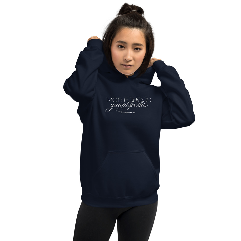 Motherhood – Graced for This | Unisex Hoodie - Image 11